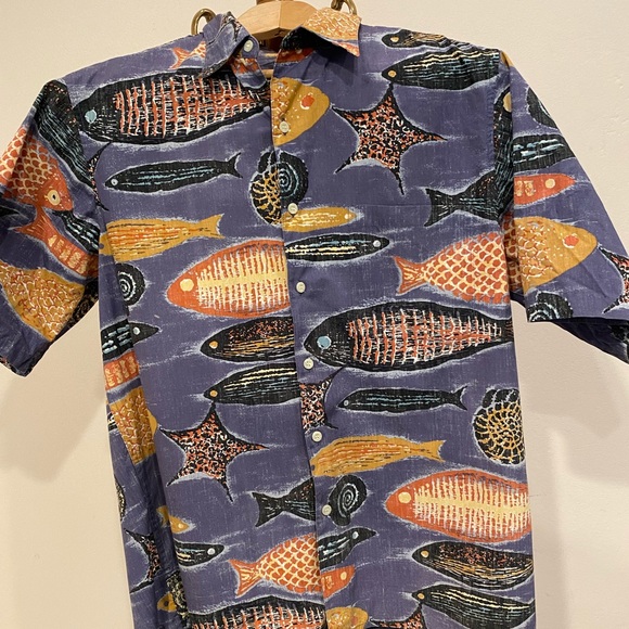 MENS MED reyn spooner HAWAIIAN ALOHA SHIRT - Picture 2 of 4